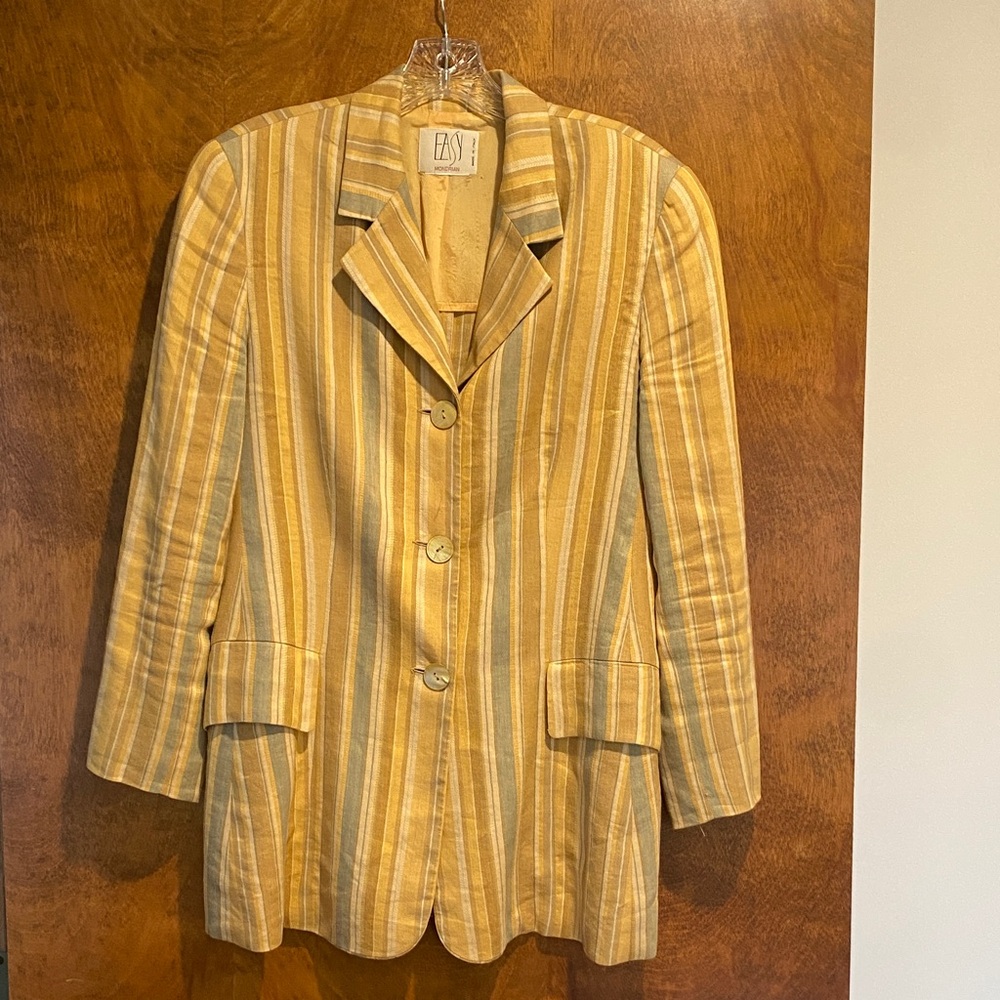 Vintage Silk Blend Italian Blazer